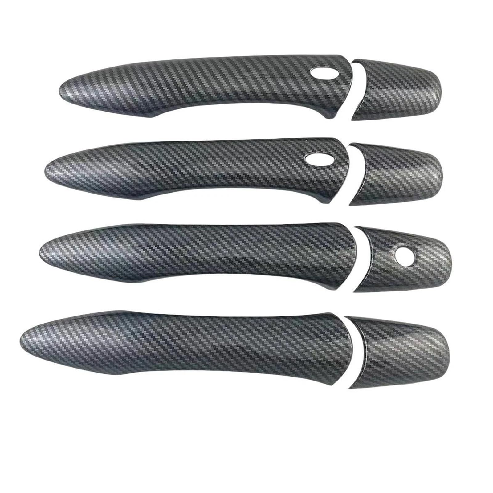 KJHOPY Car Door Handle Cover Stickers for Infiniti EX25 EX35 EX37 JX35 M37 M37x M56 M56x M35h FX35 FX37 FX50 2008-2016(Style 1)