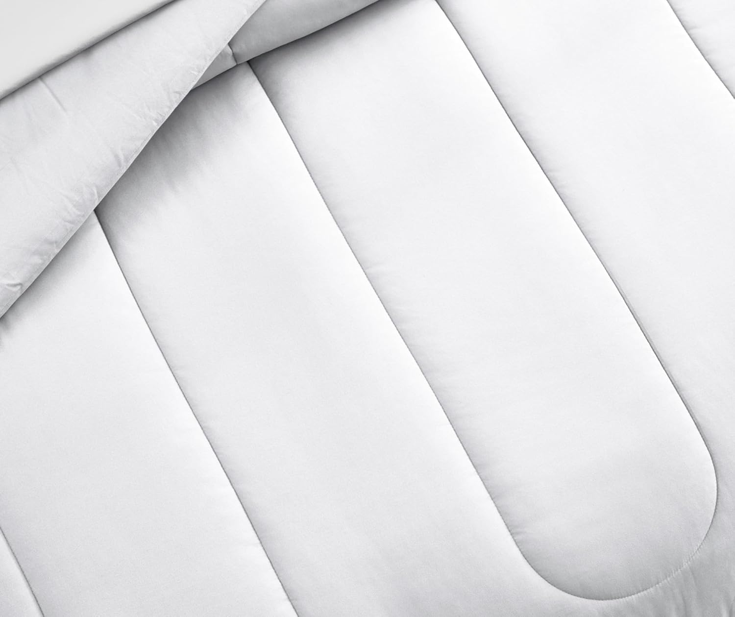 Maple&Stone Full Size Comforter Set 7 Pieces Bed in a Bag - Down Alternative Bed Set with Sheets, Pillowcases & Shams, Soft Reversible Duvet Insert,White