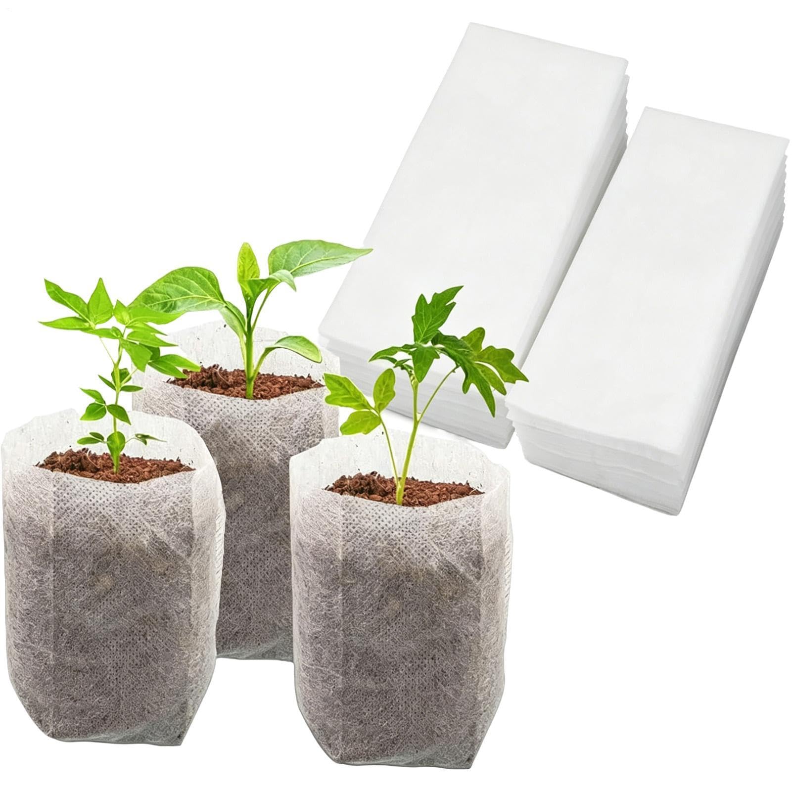 Bolsas de cultivo de tela no tejida para guardería y germinación de plantas de huerto urbano