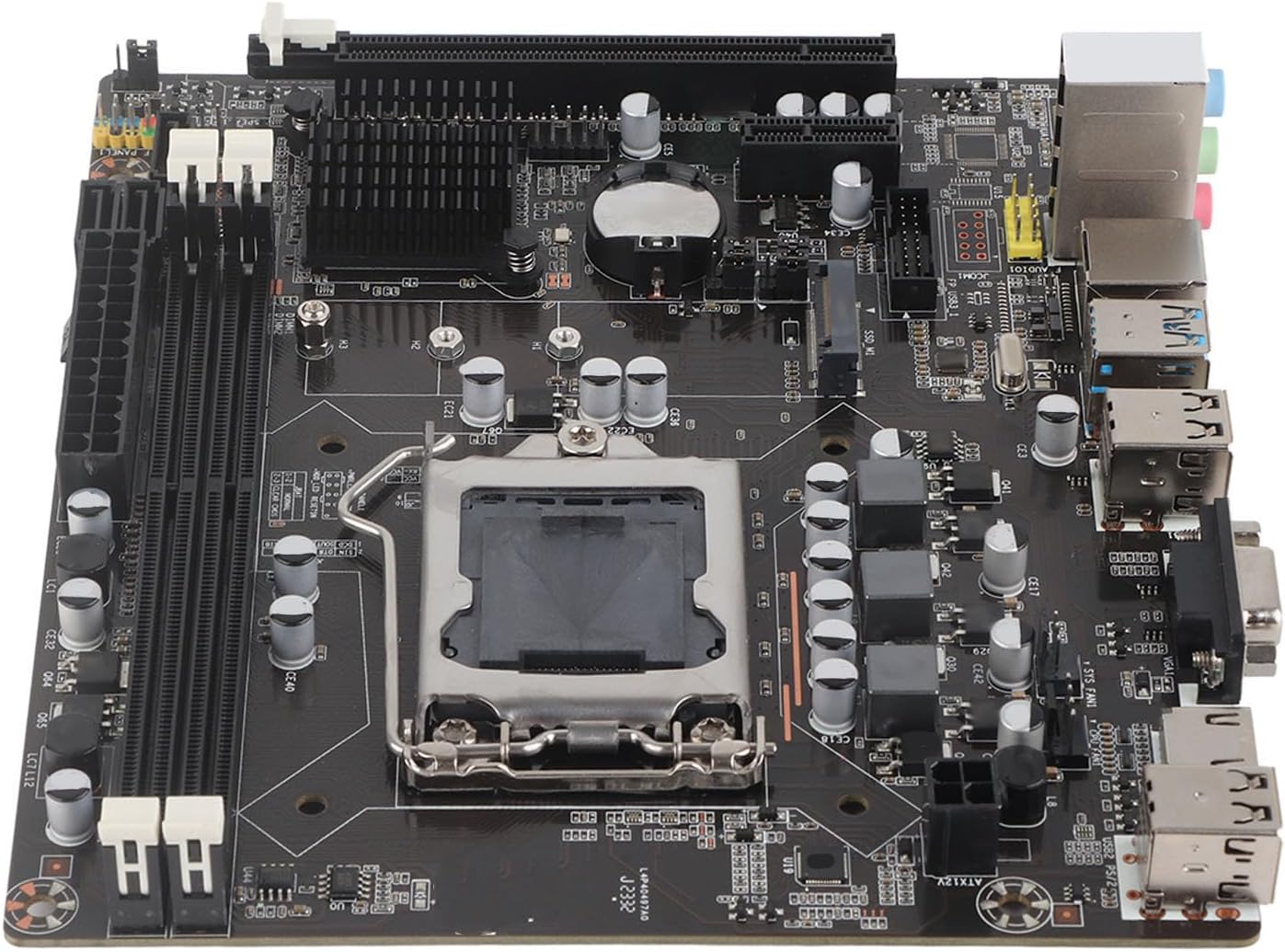 1150 Motherboard,Desktop Computer Motherboard with USB3.0 SATA DDR3 for B75,LGA 1155 CPU Socket M.2 HD Graphics Card HD VGA Ouput,Integrated Sound Card Network Card for Gaming