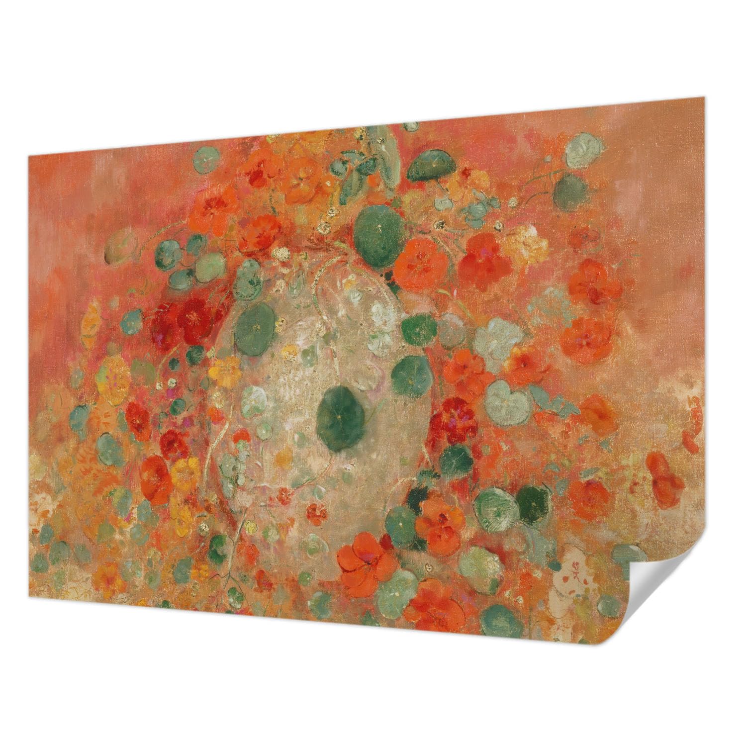 Papier peint chambre et salon Tulup déco florale autocollante 208x146