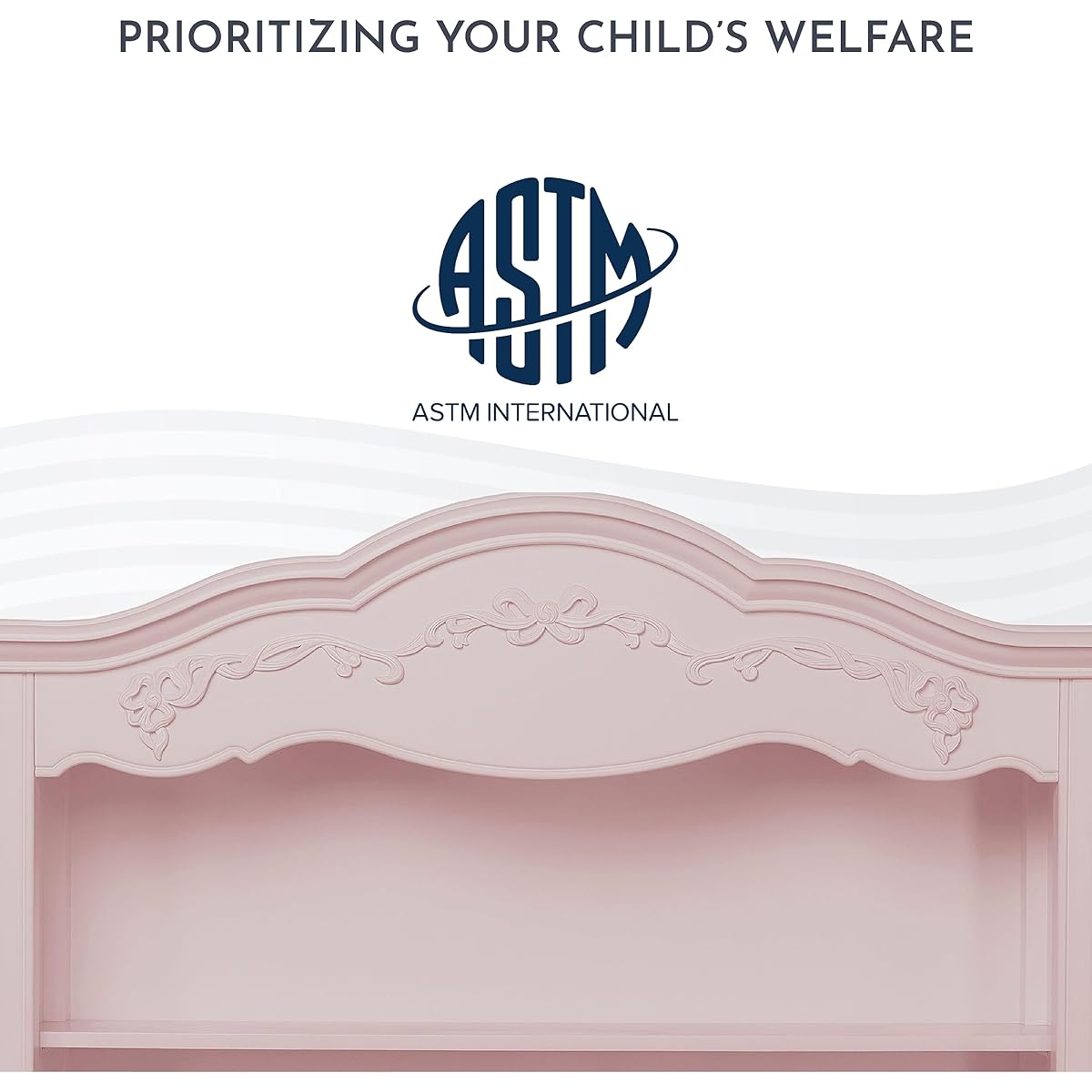 $17/mo Finance Evolur Aurora Hutch/Bookcase in Dusty Rose Buy