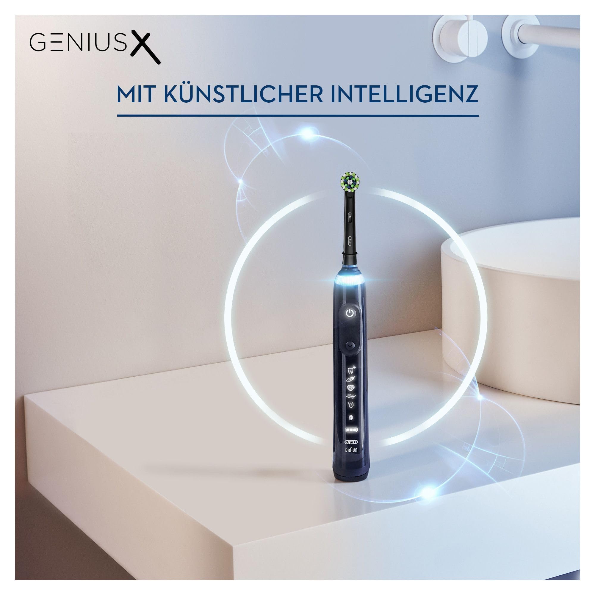 Oral-B Genius X Electric Toothbrush, 6 Cleaning Modes for Dental