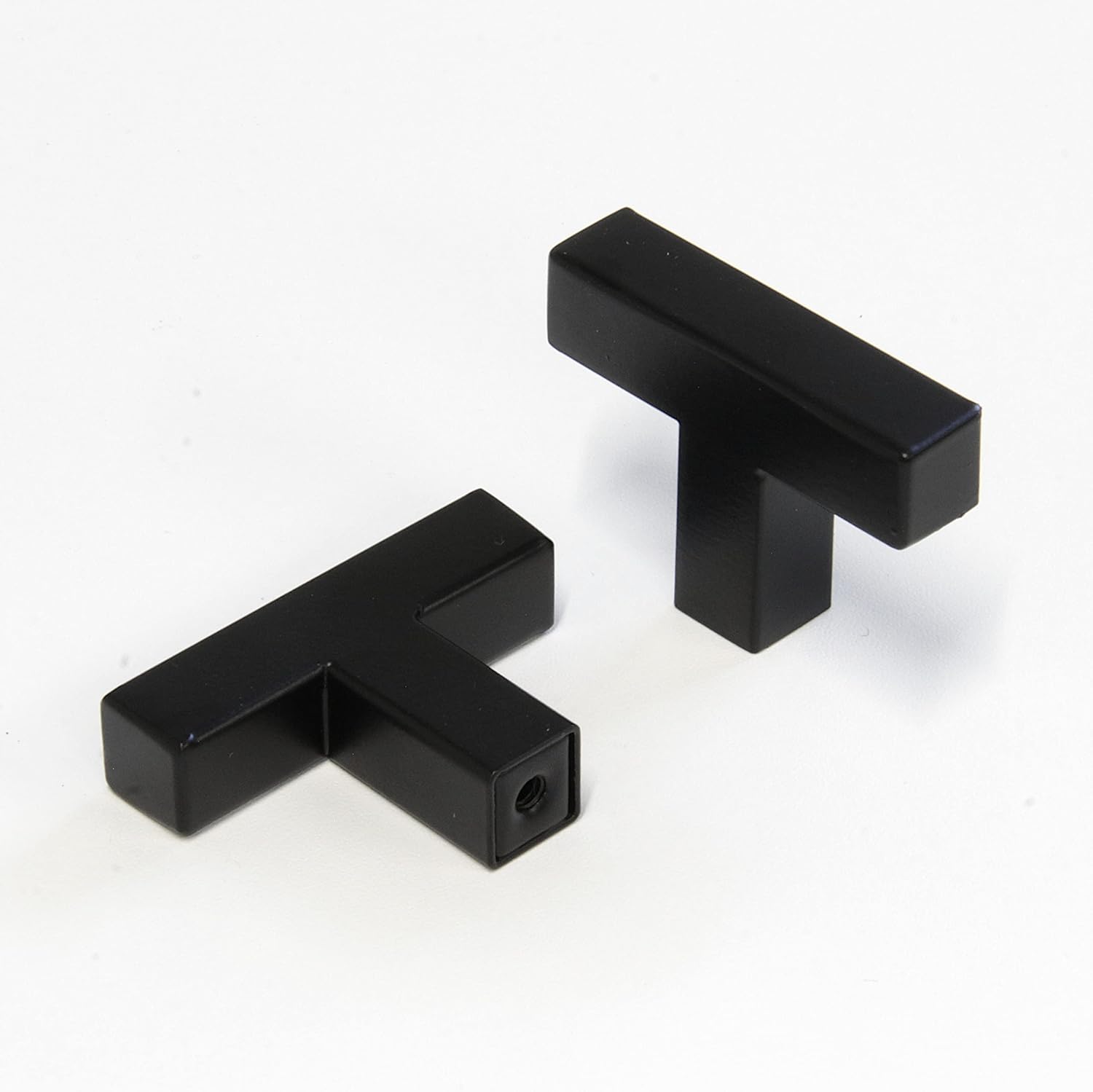 RCH Hardware HD-SS128-00 Stainless Steel Modern Cabinet Drawer Handle Pull, 0 Inch, Matte Black