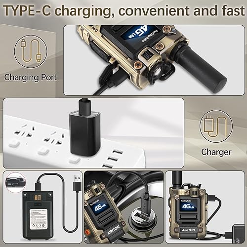 Miniatura 6 de Walkie Talkies Airiton Radios de alcance ilimitado en todo el país, 4G, larga distancia, 5000 millas, radio bidireccional POC de mano AI-G7 Push to