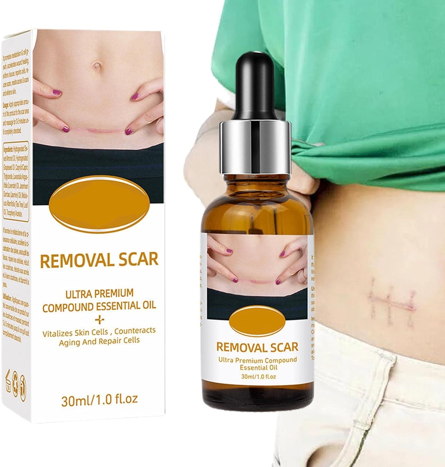 Scar Massage Oil Scar Oil for Surgical Scars Moisturizing Oil for