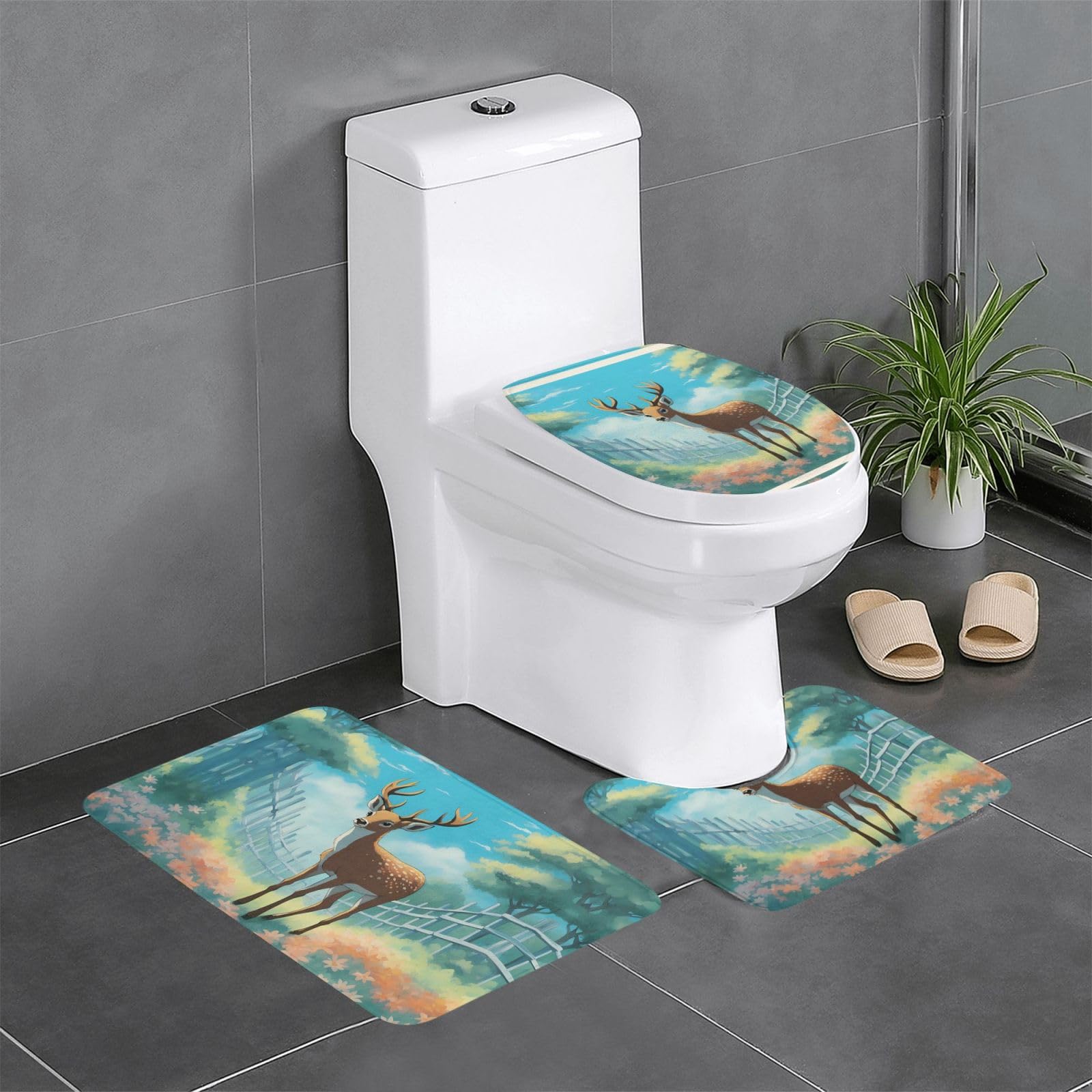 Tapis de salle de bain antidérapants 61x40,6 cm sécurisés pour la baignoire