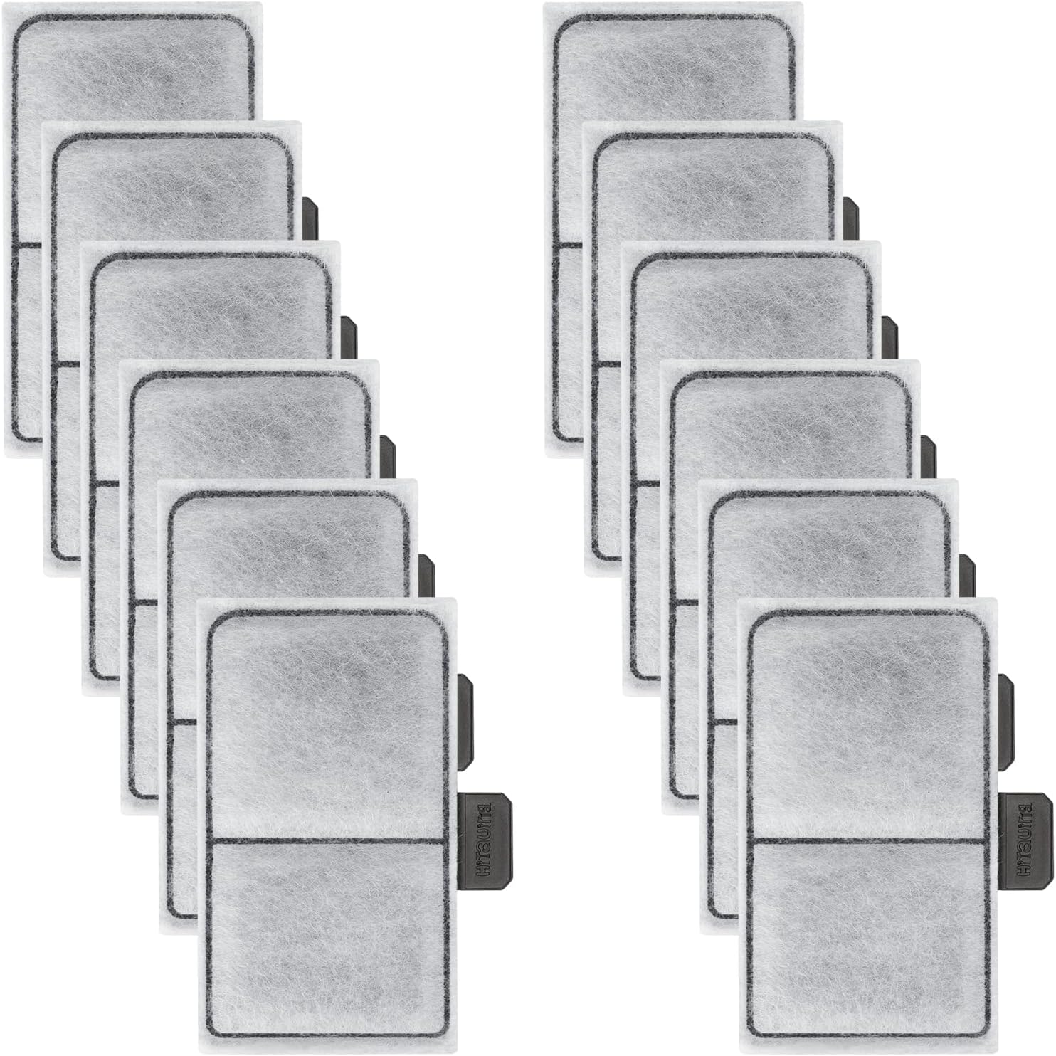12 Packs Filter Cartridge Compatible with EF-S Element and BF5 BETTAFLO Filter