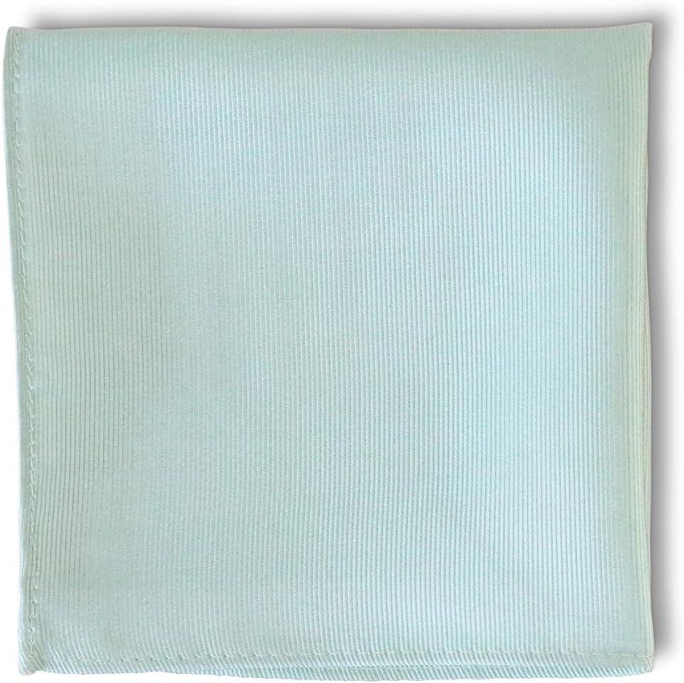 London Jae Apparel 100% Silk Pocket Square, Great for Business, Weddings, Church, Groomsmen, Missions, Dances, Gifts