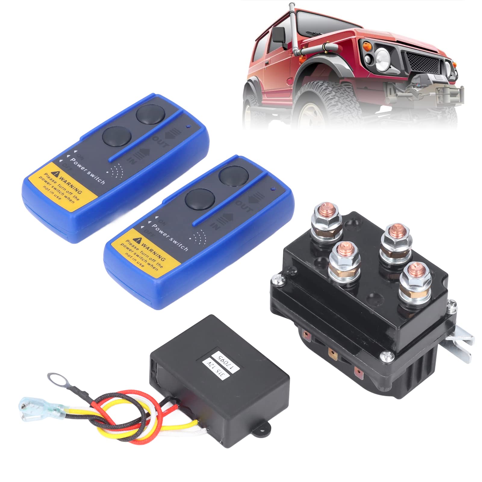 Controller Verricello Elettrico 12V Con Telecomando - Per ATV/UTV 8000-12000lbs - Foto 8