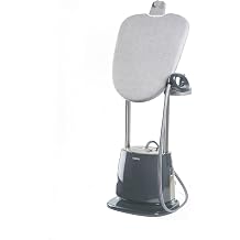 Beldray Digital Standing Garment Steamer & Iron 2180W Power, 2-in-1 Steamer, Digital Control, 45g/min Steam, 3.5 Pressure, 1.5L Reservoir, Ceramic Iron, SureTemp,