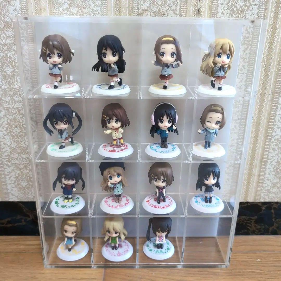 けいおん ちびきゅんキャラ 14体セット売り アクリルケース付き けいおん ちびきゅんキャラ 14体セット売り アクリルケース けい