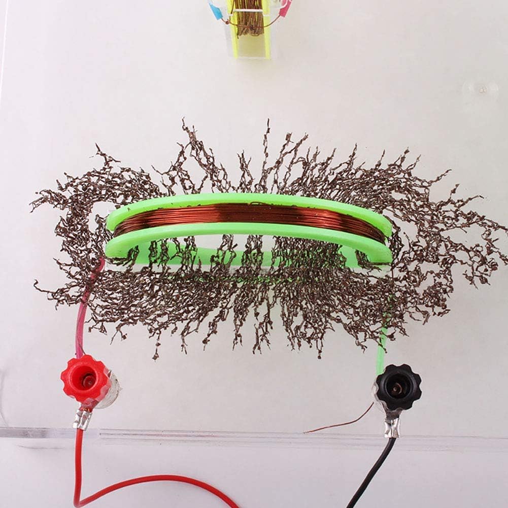 Educational Science Model Physical Current Magnetic Field Magnet Round Square Coil Iron Powder Physical Electromagnetism Experiment Teaching Instrument