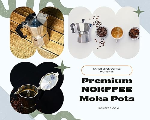 Miniatura 9 de Cafetera de café expreso, cafetera cubana para estufa, 6 tazas (negro)