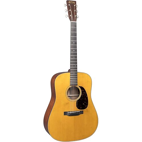 Martin Guitar Standard Series Acoustic Guitars, Hand-Built Martin Guitars with Authentic Wood D-18