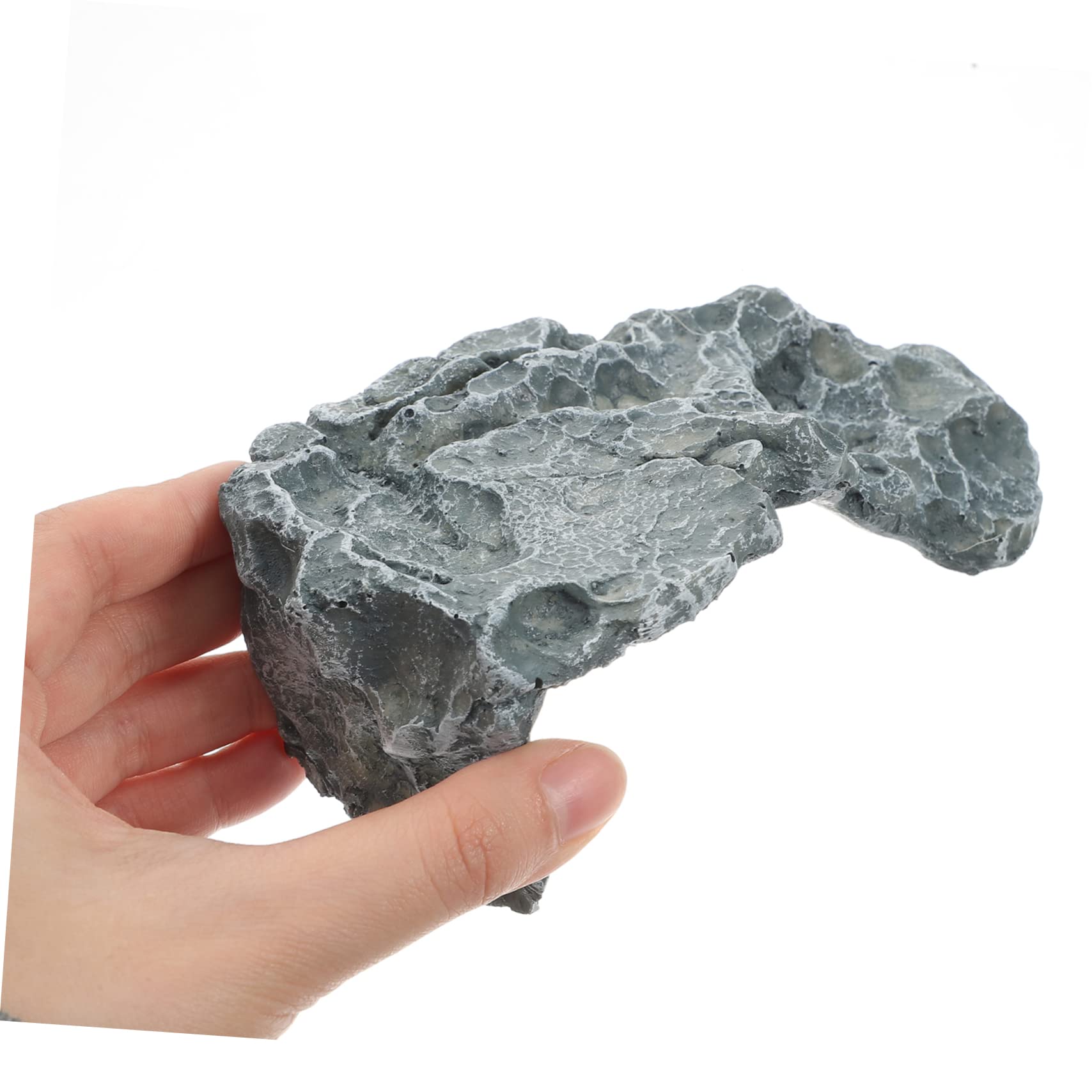 INOOMP Terrario para Reptiles Plataforma De Descanso para Tortugas Accesorio De Acuario para Dragones Barbados Refugio Natural y Área De Alimentación para Reptiles y Anfibios
