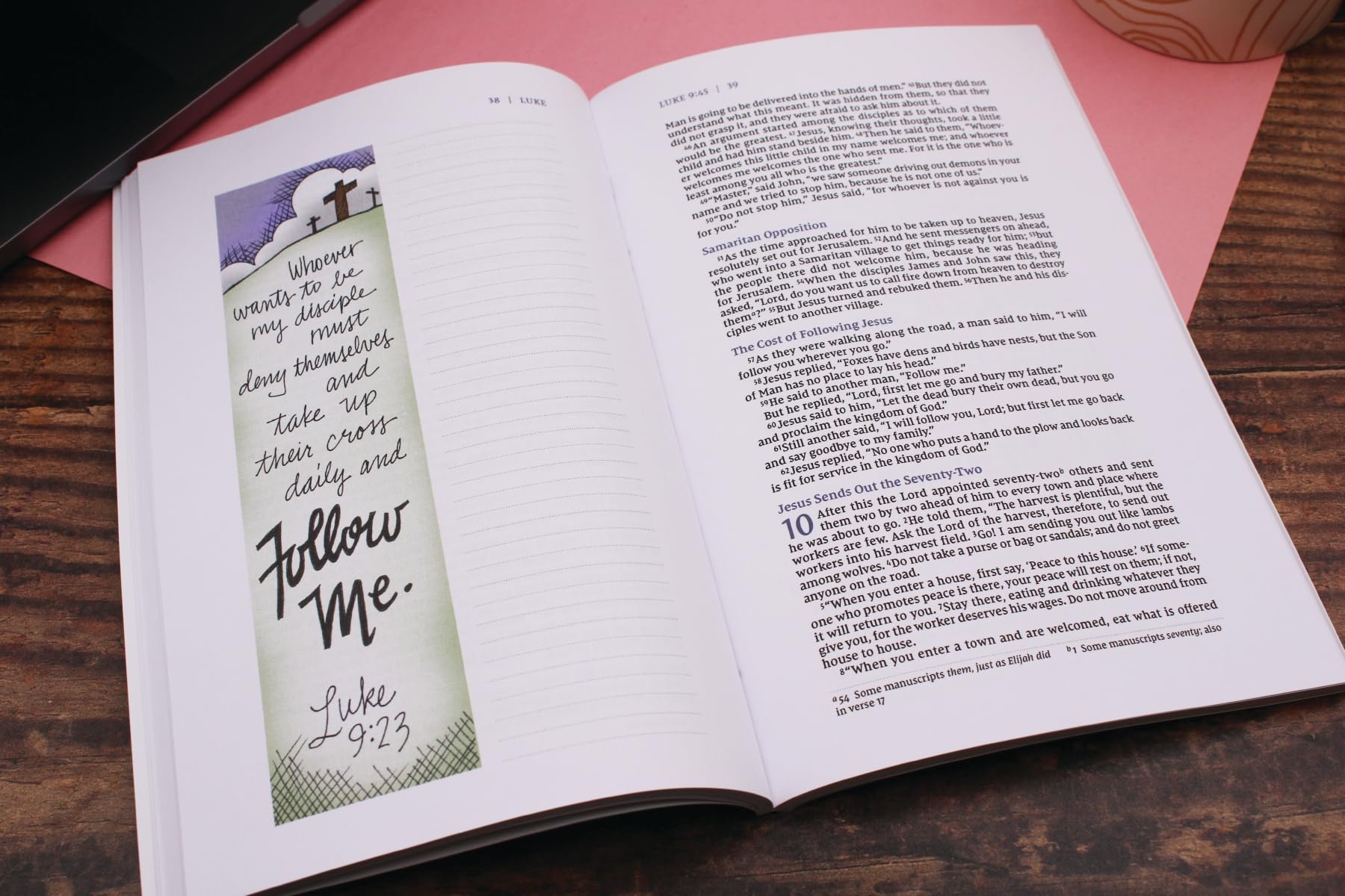 NIV, Beautiful Word Bible Journal, Luke, Paperback, Comfort Print - Image 3