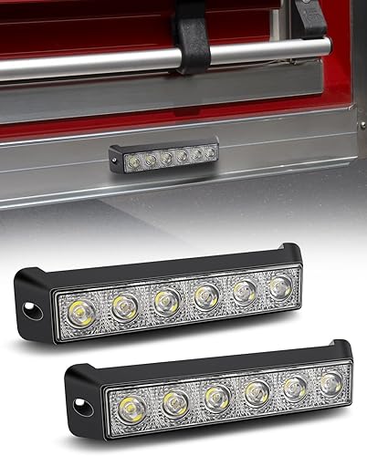 Barra de luz LED de 7.5 pulgadas, barra de luz de trabajo de inundación LED todoterreno para jeep, cabina, barco, SUV, camión, ATV, cubierta de