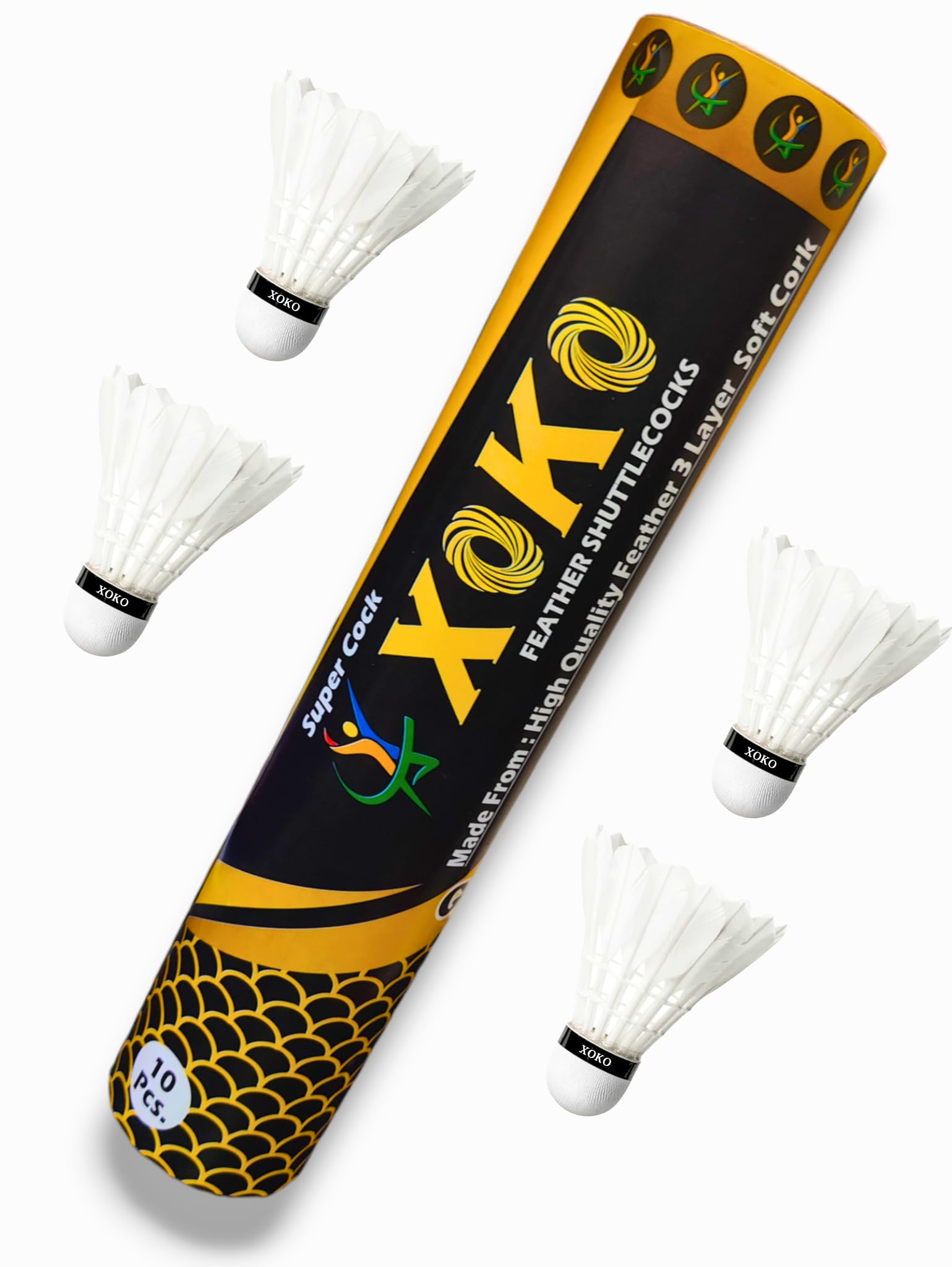 XOKO, Super Feather Shuttlecocks for Badminton, Pack of 10 (B0DJ14LRYY) Amazon Price History, Amazon Price Tracker