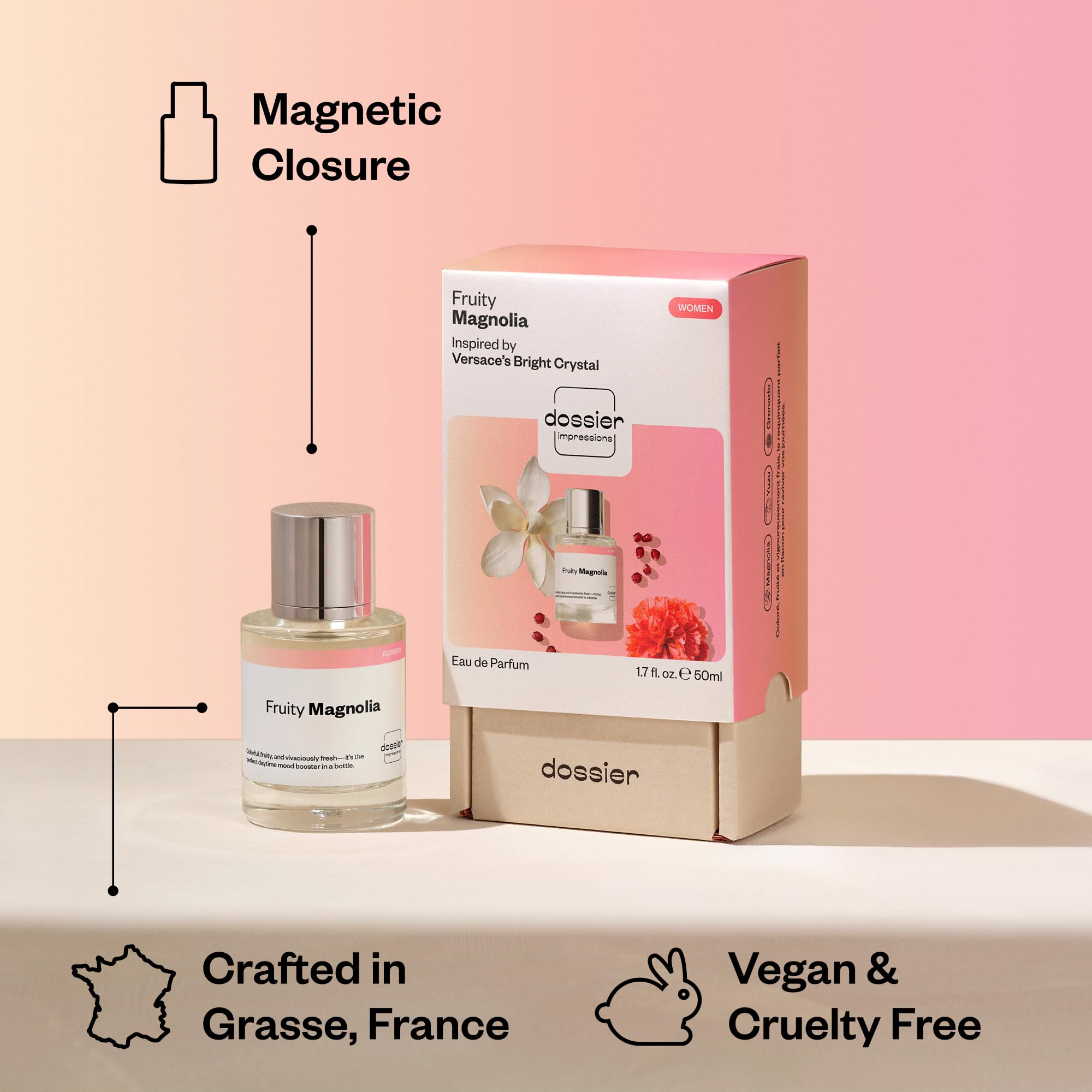 Amazon.com : Dossier - Fruity Magnolia - Eau de Parfum - Inspired