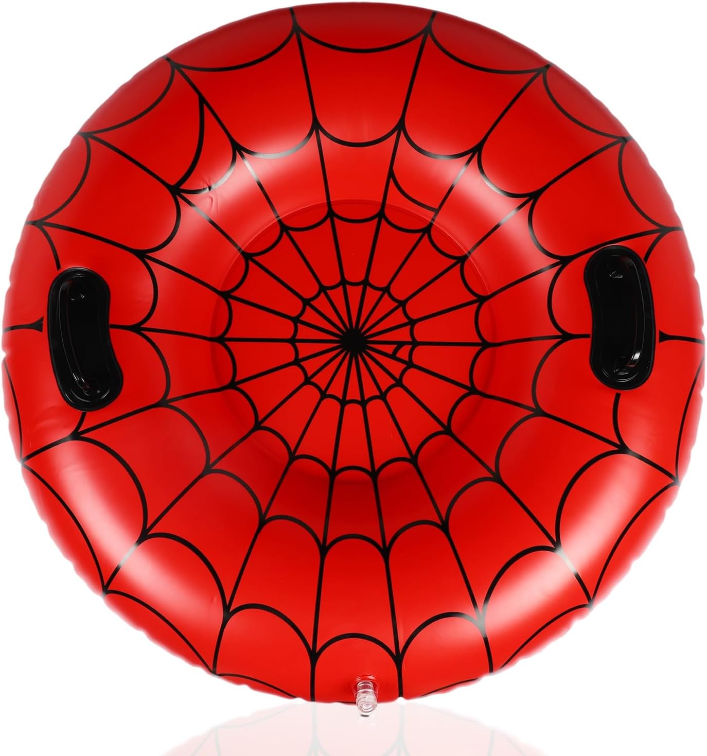 Spider Web Snow Tube, 101cm/40in Cold-Resistant PVC Inflatable Heavy Duty Snow Tube Cartoon Themed Outdoor Snow-Sled Toy for Kids Children & Adults Sports Sledding