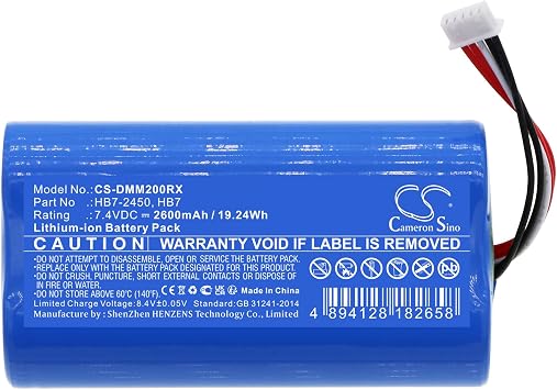 DCH 2600mAh HB7-2450 Battery Replacement for DJI Mavic Mini 2 Remote Controller HB7