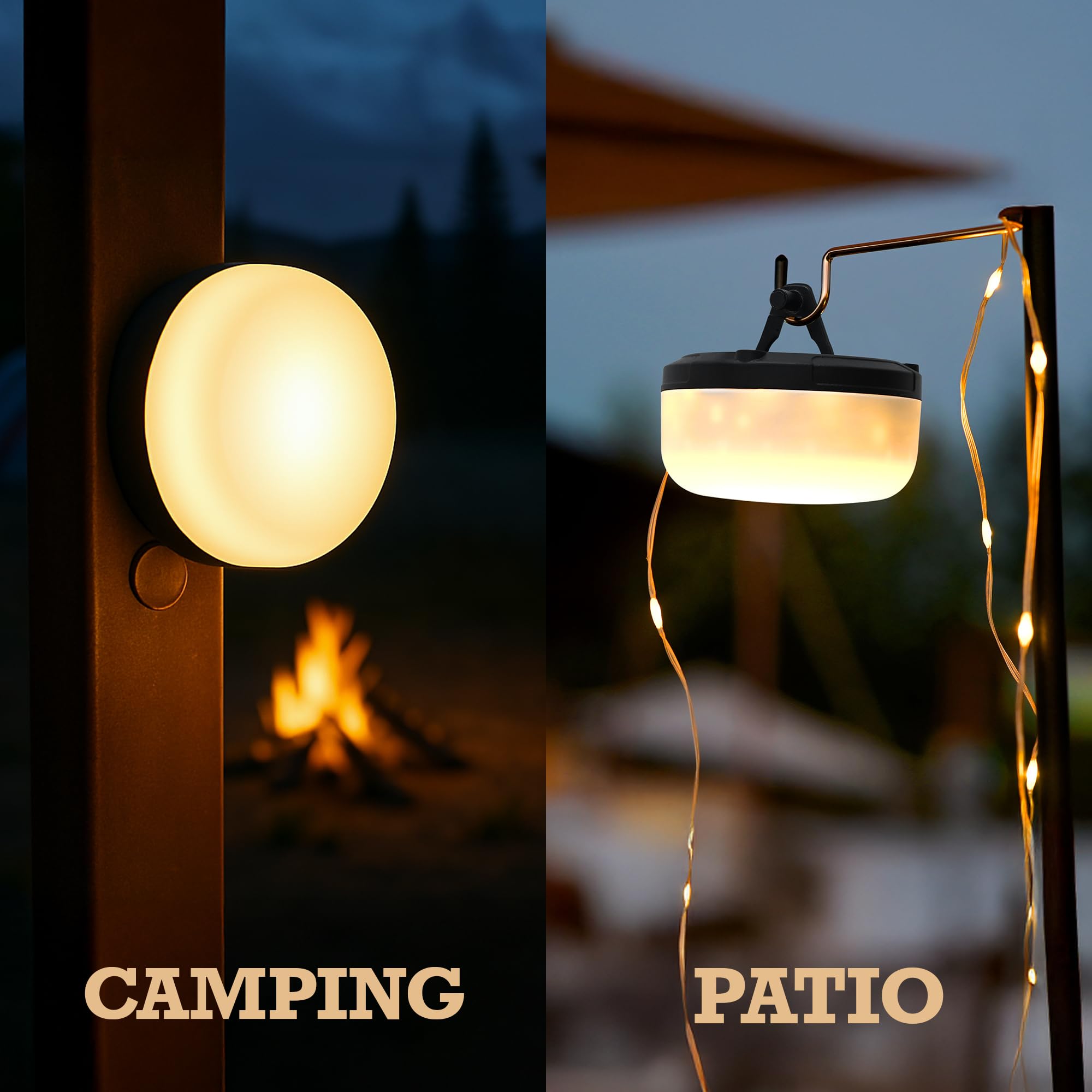 Bell+Howell 32 Ft Retractable Camping String Lights, Color