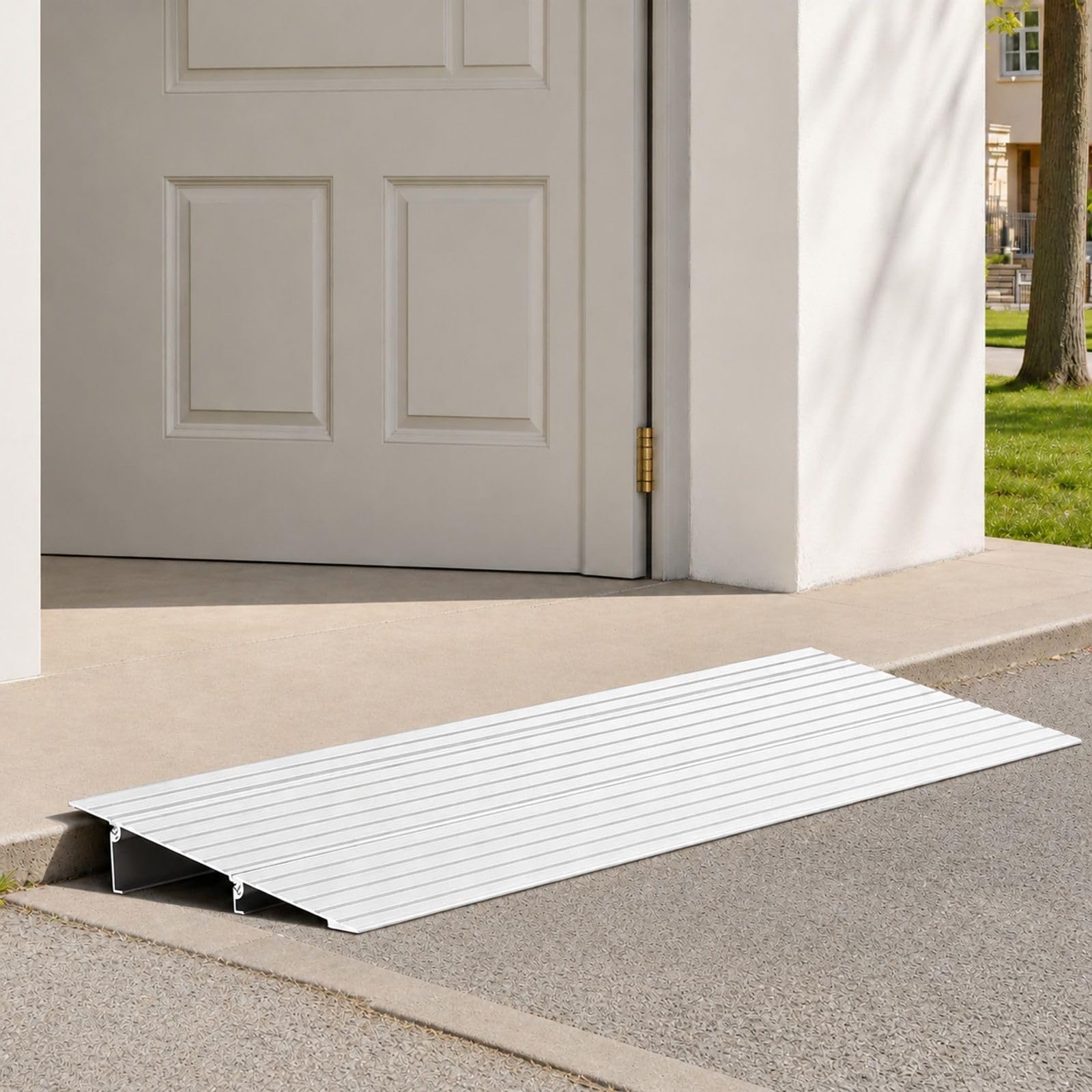 Rampa progowa ze stopu aluminium do wejścia domowego, stopni, ów, rowerów i trójkołowców