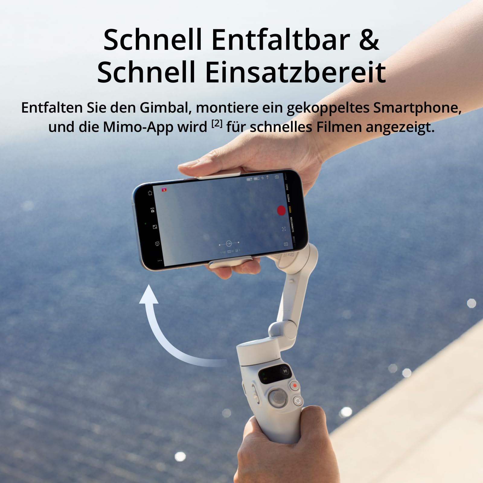 DJI Osmo Mobile 7 Gimbal Stabilizator Do Telefonu 3-Osiowy, ActiveTrack 7.0, Wbudowany Statyw, 10h Pracy — miniatura 4