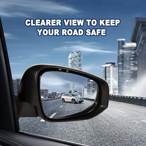 Miniatura 4 de Lqito Espejo lateral derecho del pasajero para Toyota Highlander 2014-2019 con vidrio eléctrico, calentado, intermitente y plegado manual, sin punto