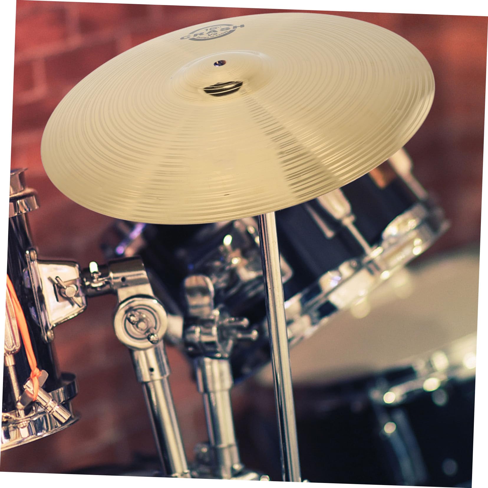 Vaguelly 16 pulgadas Crash Cymbals - Platillos de latón para principiantes (40 cm)