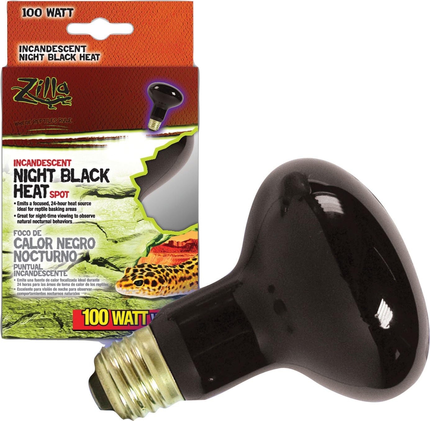 Zilla Night Black Incandescent Spot Bulb