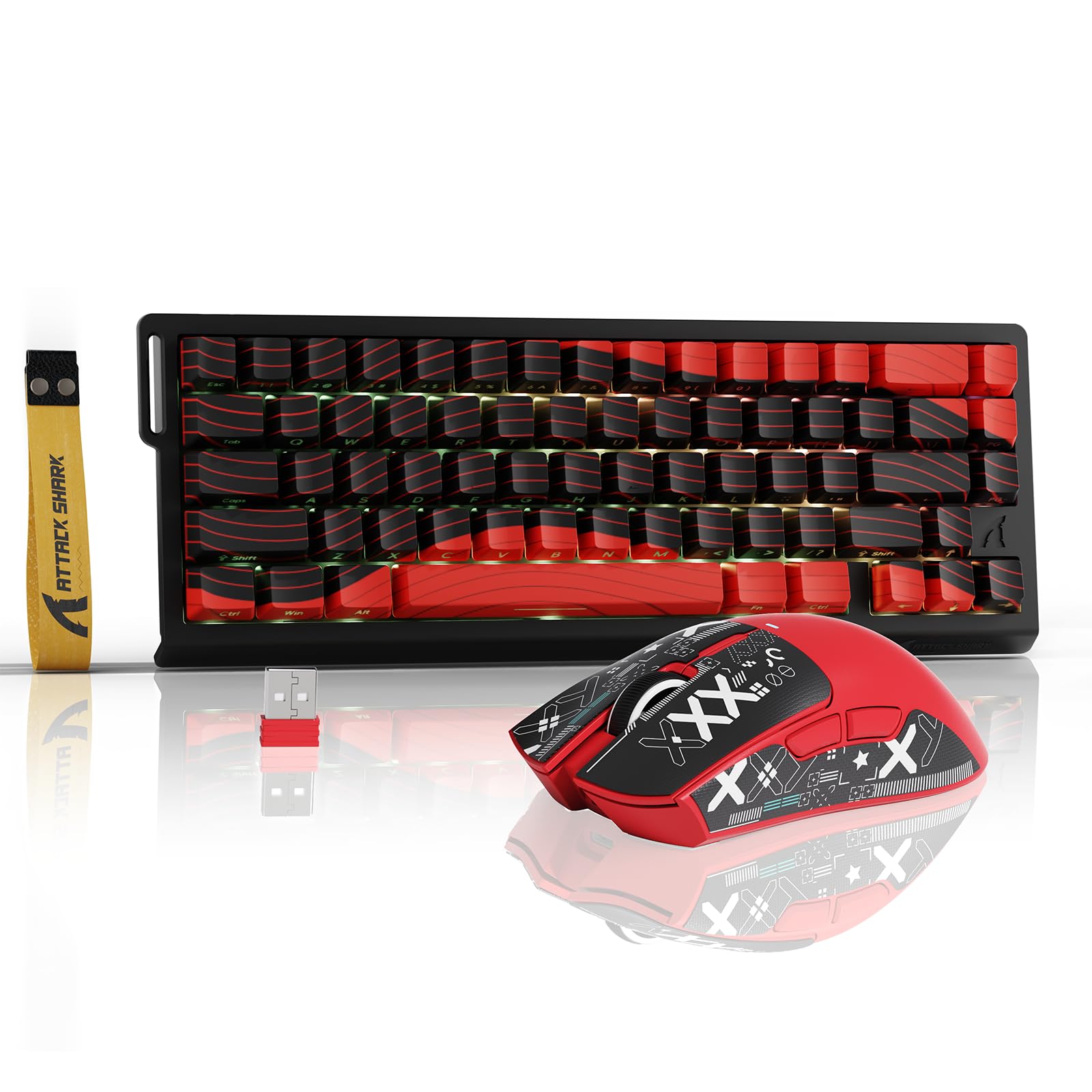 Attack Shark X68HE PRO Rapid Trigger Wireless Gaming Keyboard and