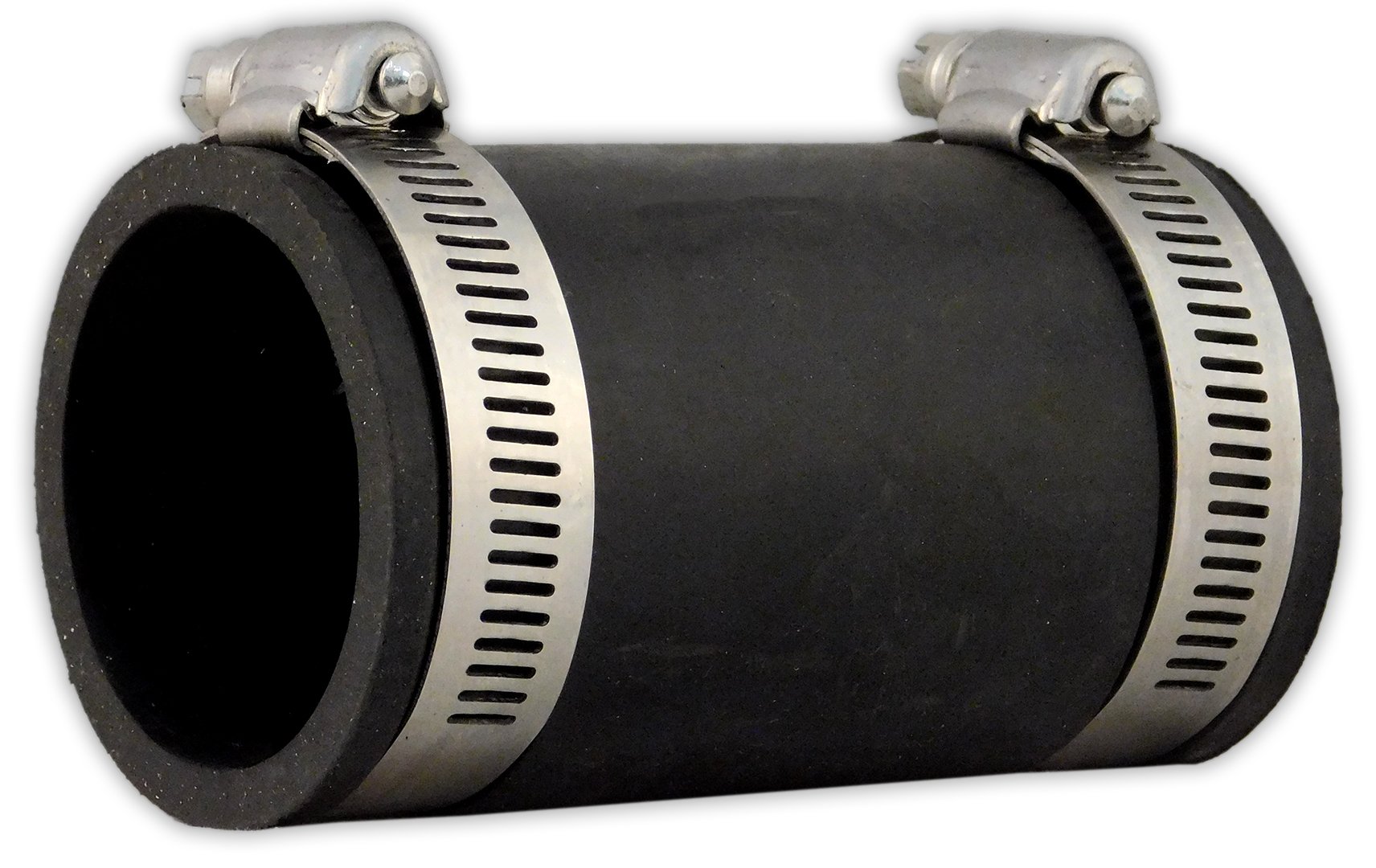 Aquacadabra Rubber 1.5" Coupling Pipe Adapter for Pond & Garden Use