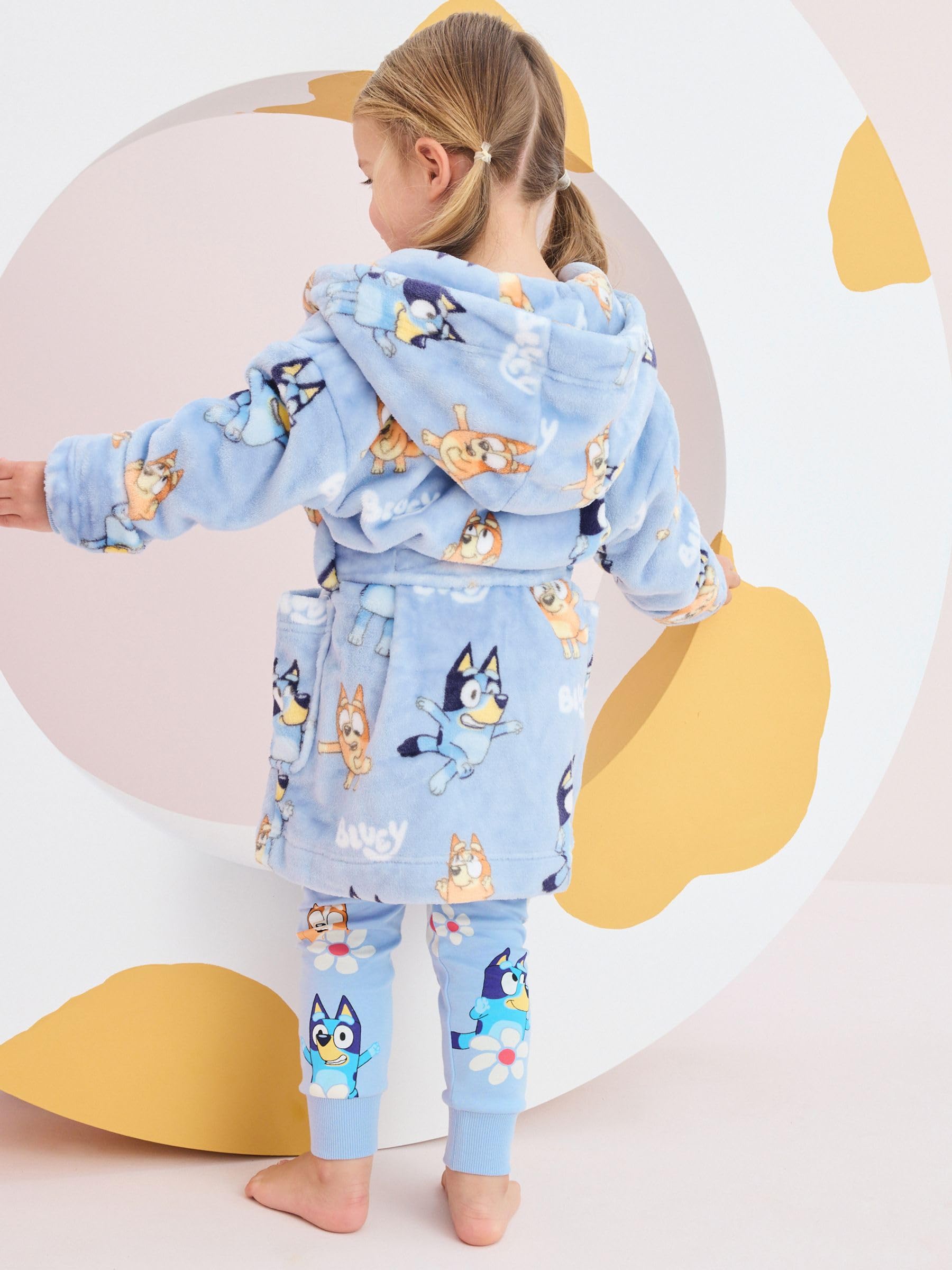 NEXT Fille Peignoir en polaire Bluey sous licence