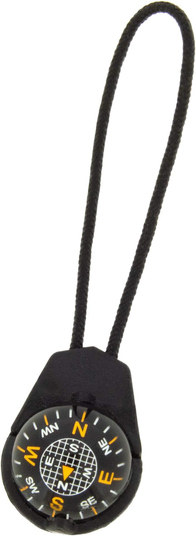 ZiprComp - Micro Ball Compass with Lanyard | Zipper pull Compass for Jacket, Parka, or Pack