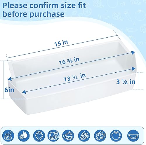 Miniatura 2 de 2187172 Contenedor de puerta para Whirlpool Kenmore Amana Frigidaire Frigidaire Frigidaire Roper Estate Reemplazar WP2187172, AP6006028, 2187194K,