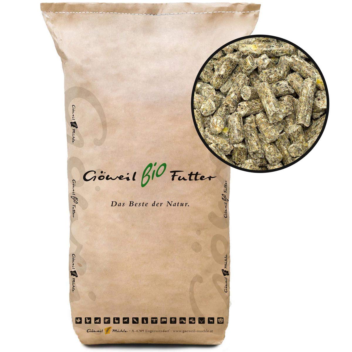 Bio Fischfutter Karpfenfutter K-30 Pellets sinkend 30 kg