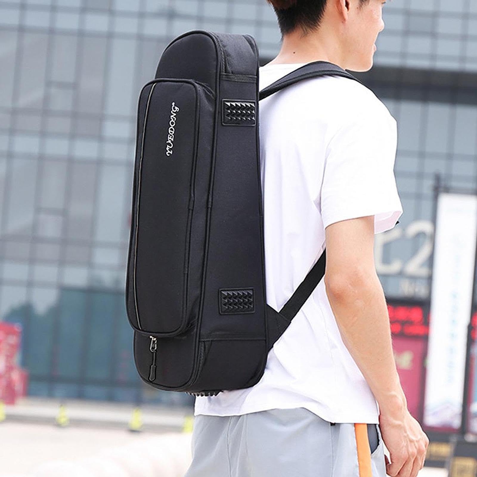 Trompete Rucksack Fall Trompete mit Tasche-Wasserdicht & Stoßfest – Leichtes Nylon-Material – Verstellbarer Schultergurt für Konzert Außerhalb Trompeter