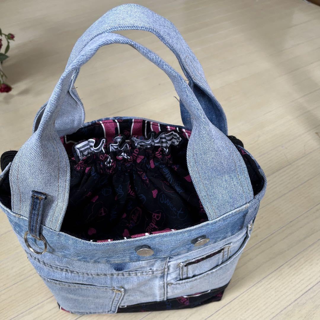 デニムリメイクバッグ　巾着　トートバッグ 71trKoADwQL._AC_SY200_QL15_.jpg