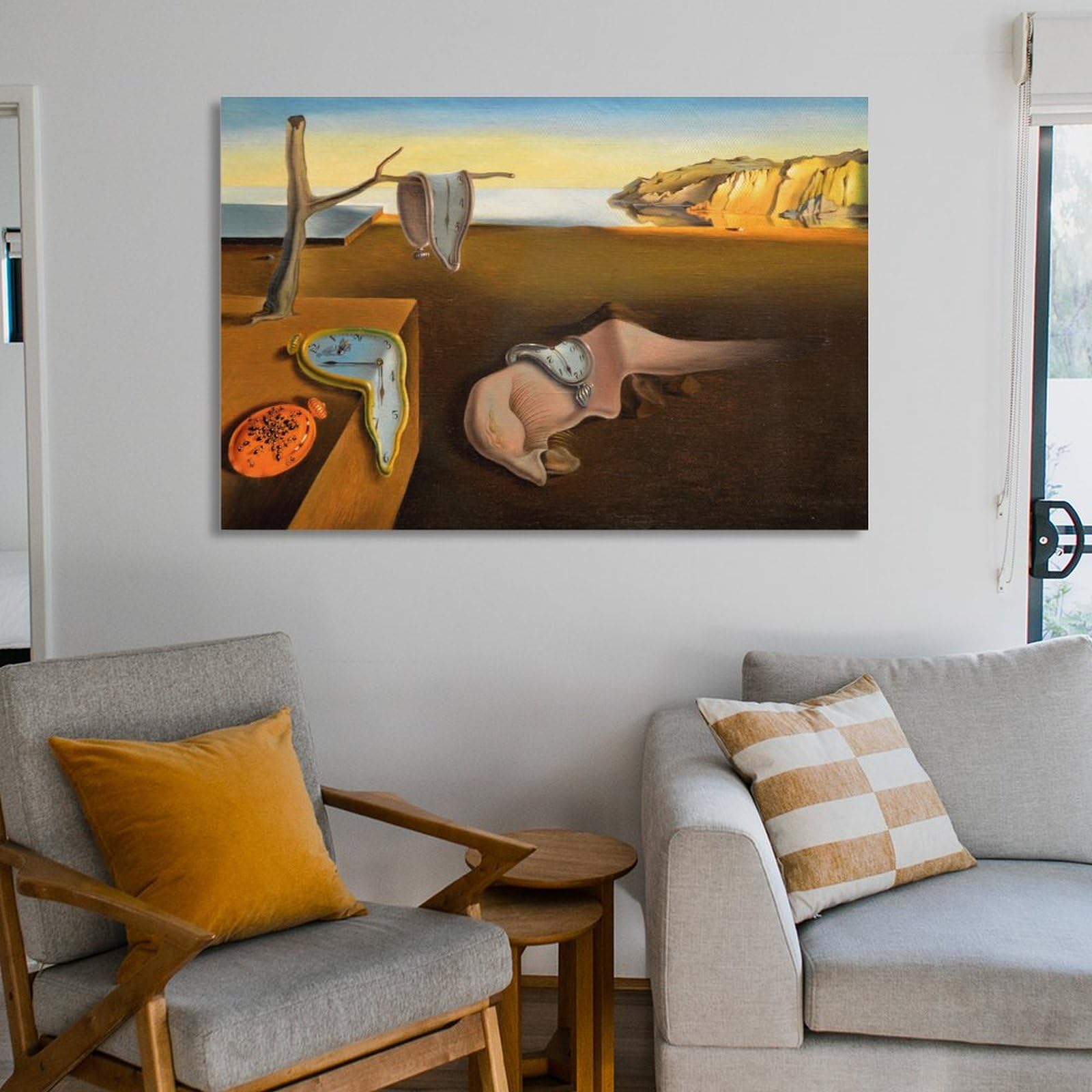 Amazon.co.jp: サルバドール・ダリの絵画のポスター『記憶の固執1931年