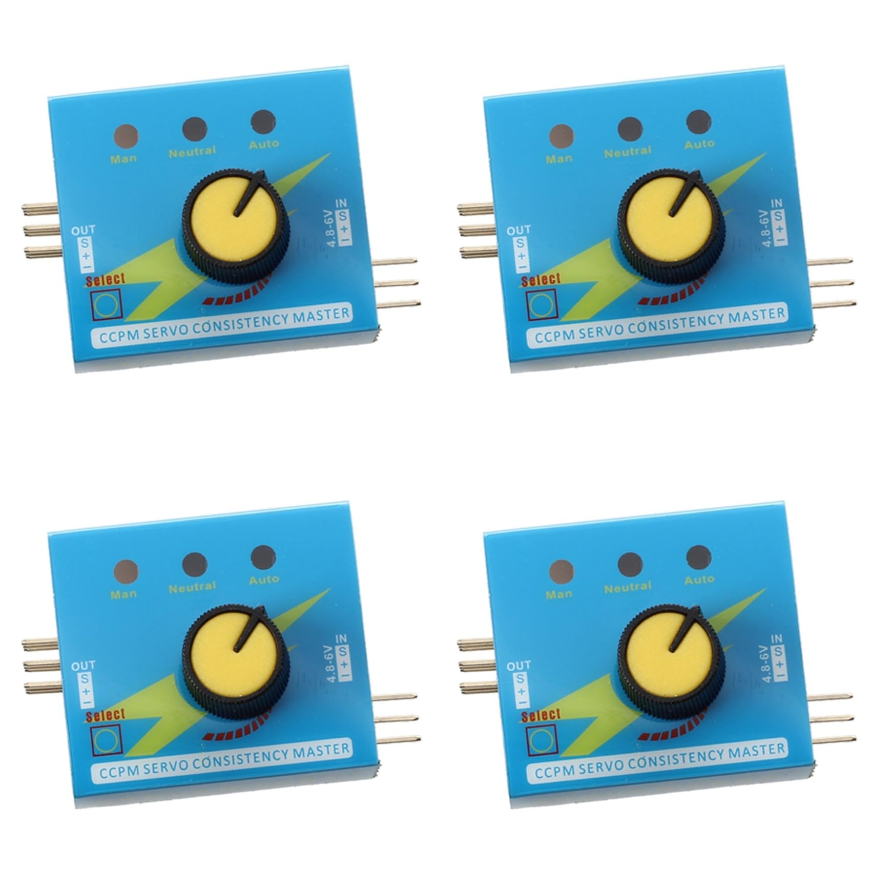 4X Servo Tester CCPM Consistency Master Checker 3CH 4.8-6V