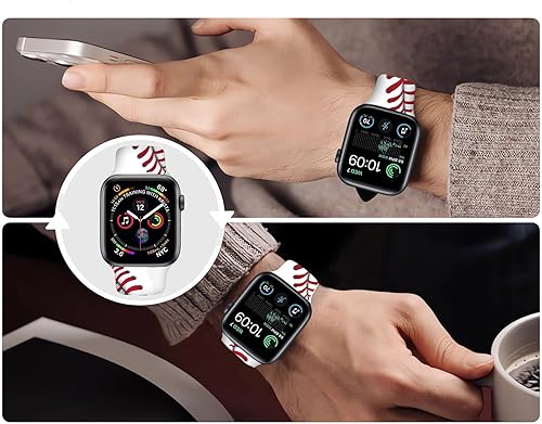 Miniatura 4 de Correa de reloj inteligente compatible con reloj inteligente de 1.496 pulgadas1.575 pulgadas1.654 pulgadas1.732 pulgadas, correa de silicona suave