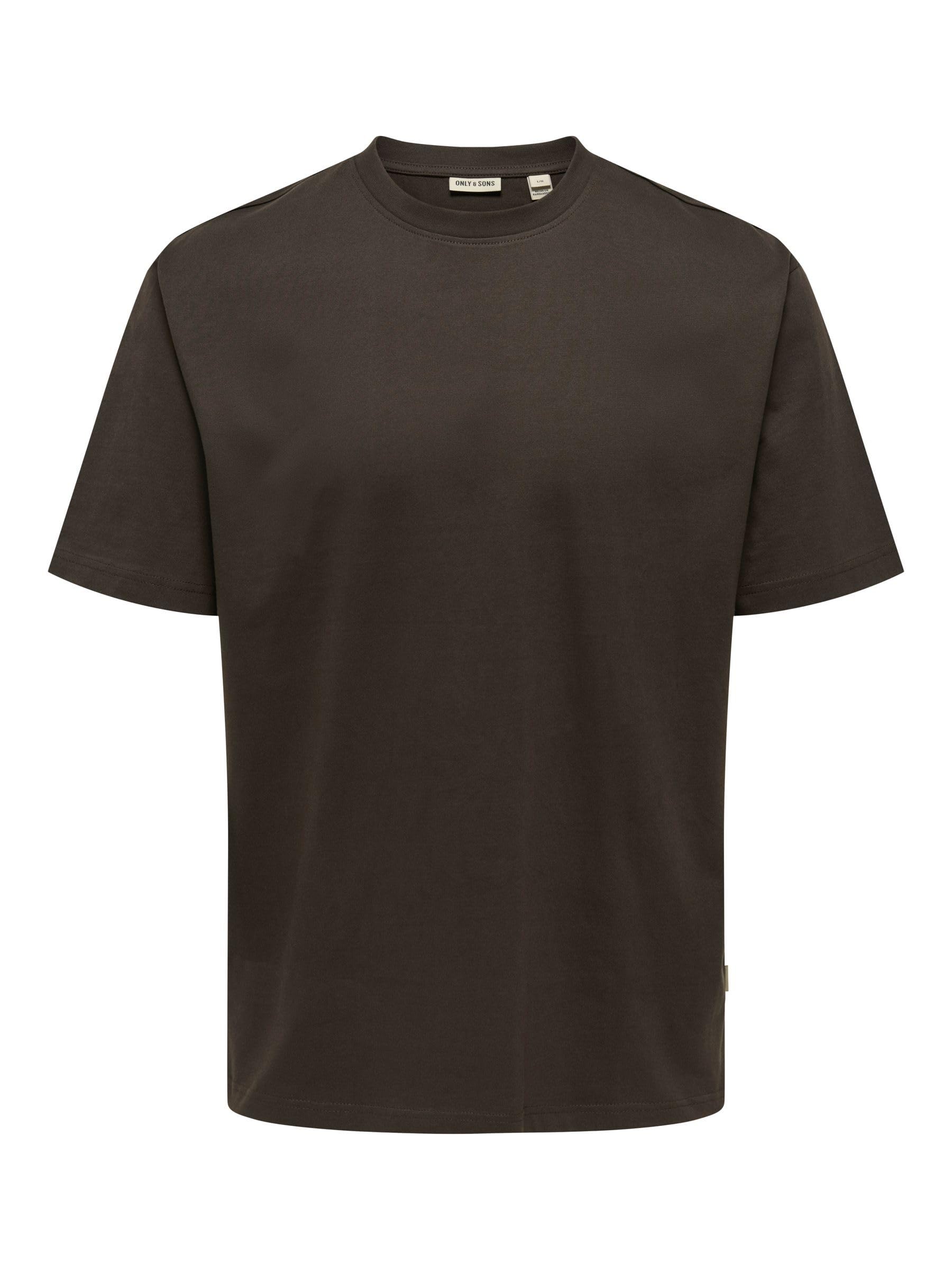 ONLY & SONS Male T-Shirt ONSFRED T-Shirt, Mulch, S