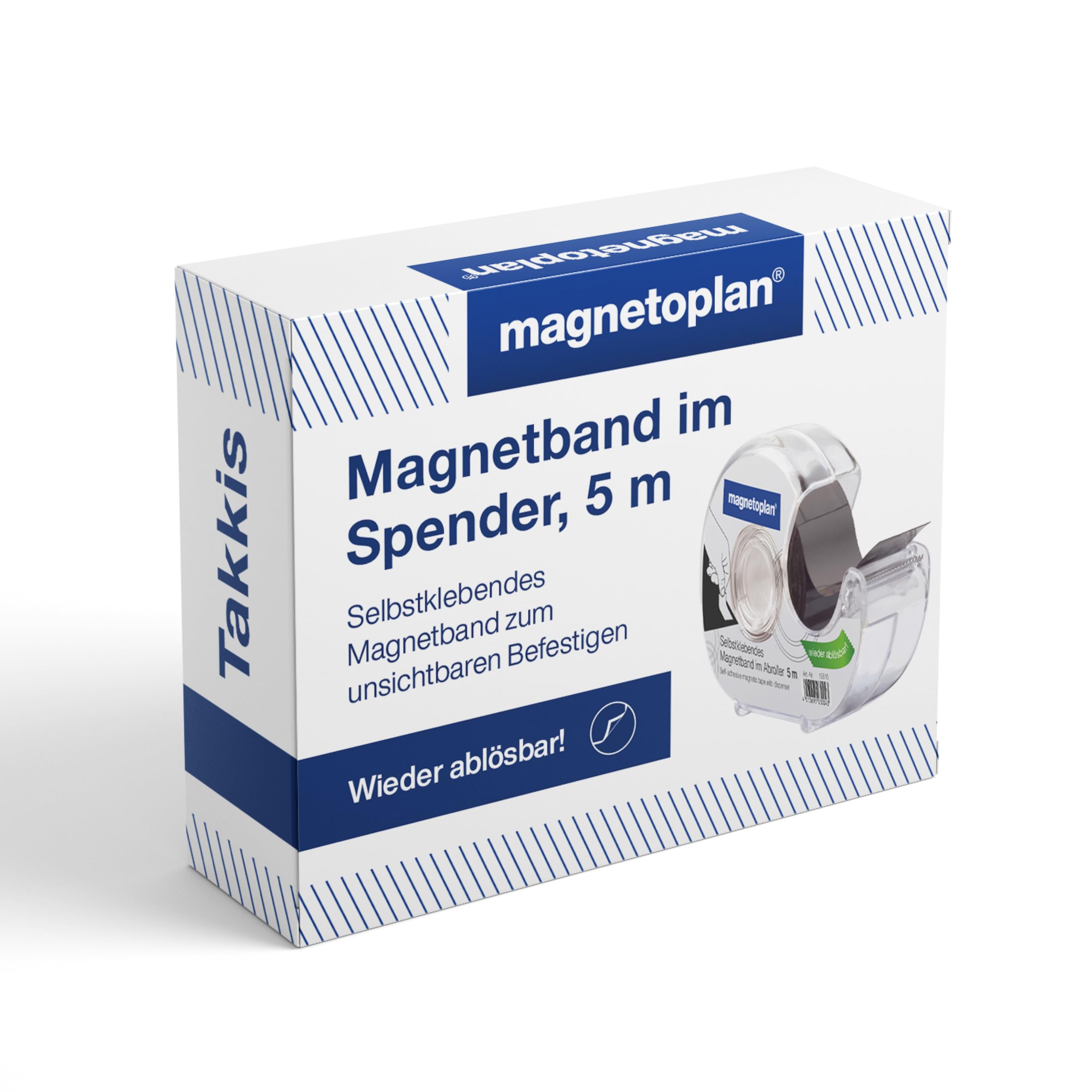 Magnetoplan Self-Adhesive Magnetic Tape with Dispenser