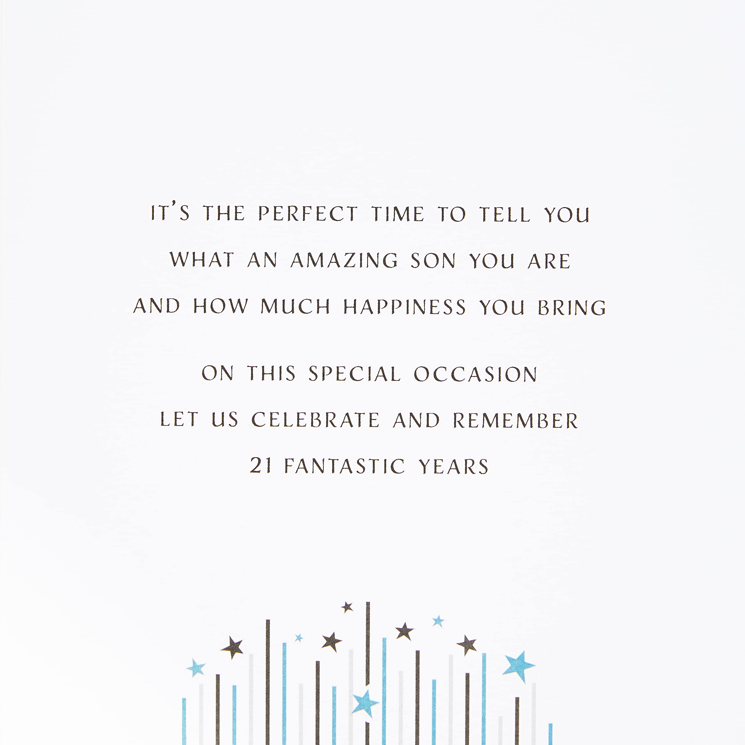 Piccadilly Greetings Regal Publishing, biglietto di compleanno per figlia, 22,9 x 15,2 cm