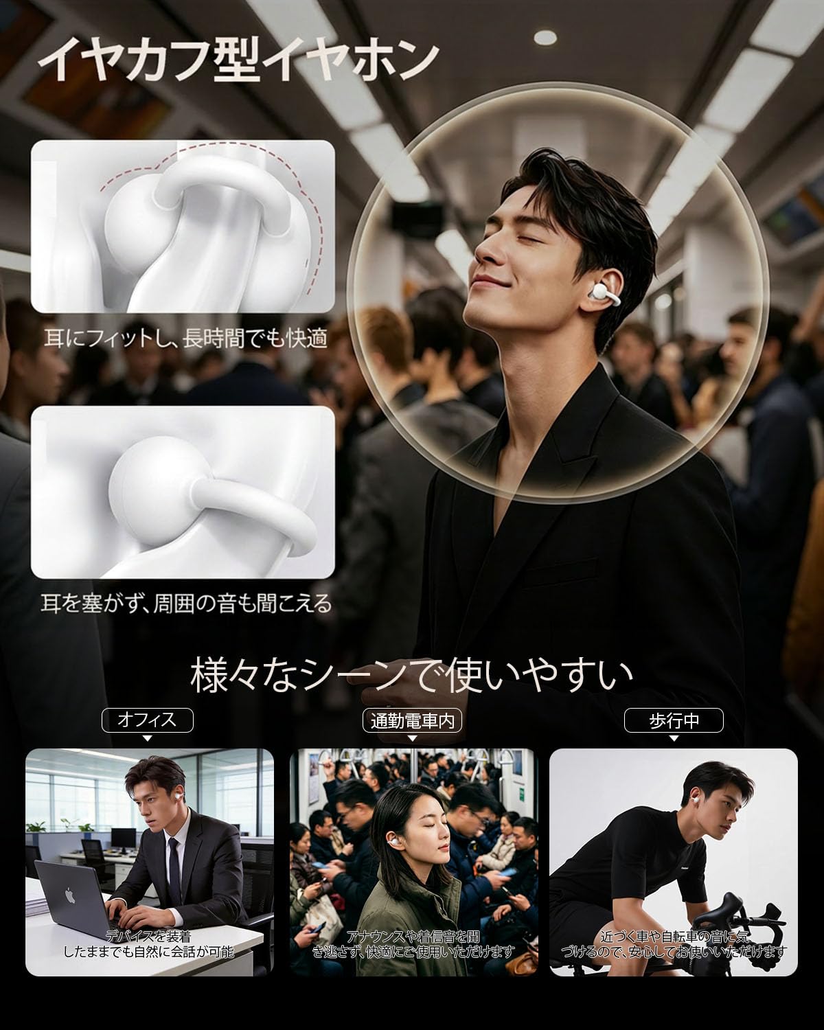 Amazon.co.jp: 【2026新登場】AOKIMI ワイヤレスイヤホン bluetooth