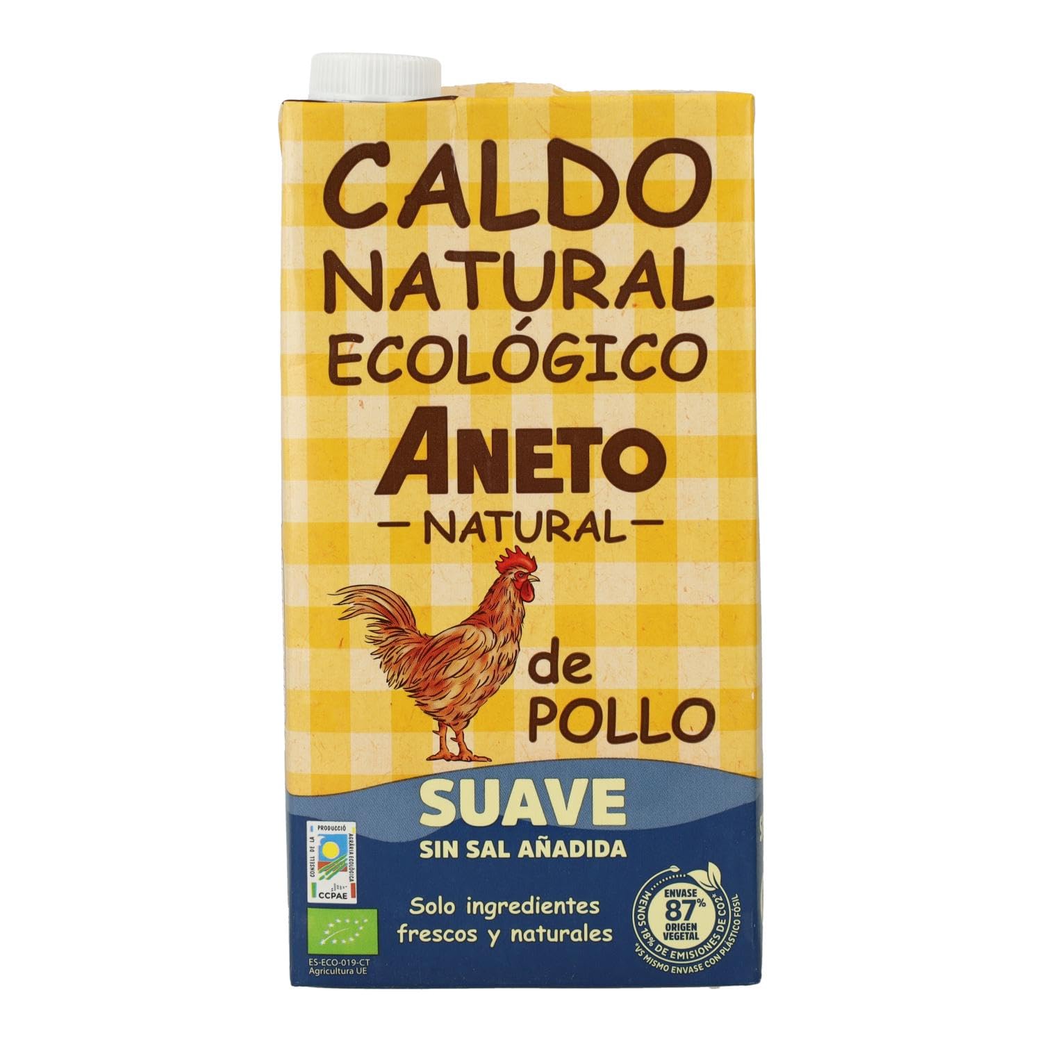 ANETO CALDO SUAVE DE POLLO BIO, 1 L 1 ml