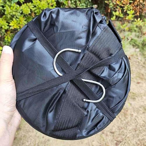 Miniatura 5 de Rejilla de secado de hierbas, estante de secado plegable de malla para colgar, red de malla colgante para plantas, semillas y brotes (6 capas)