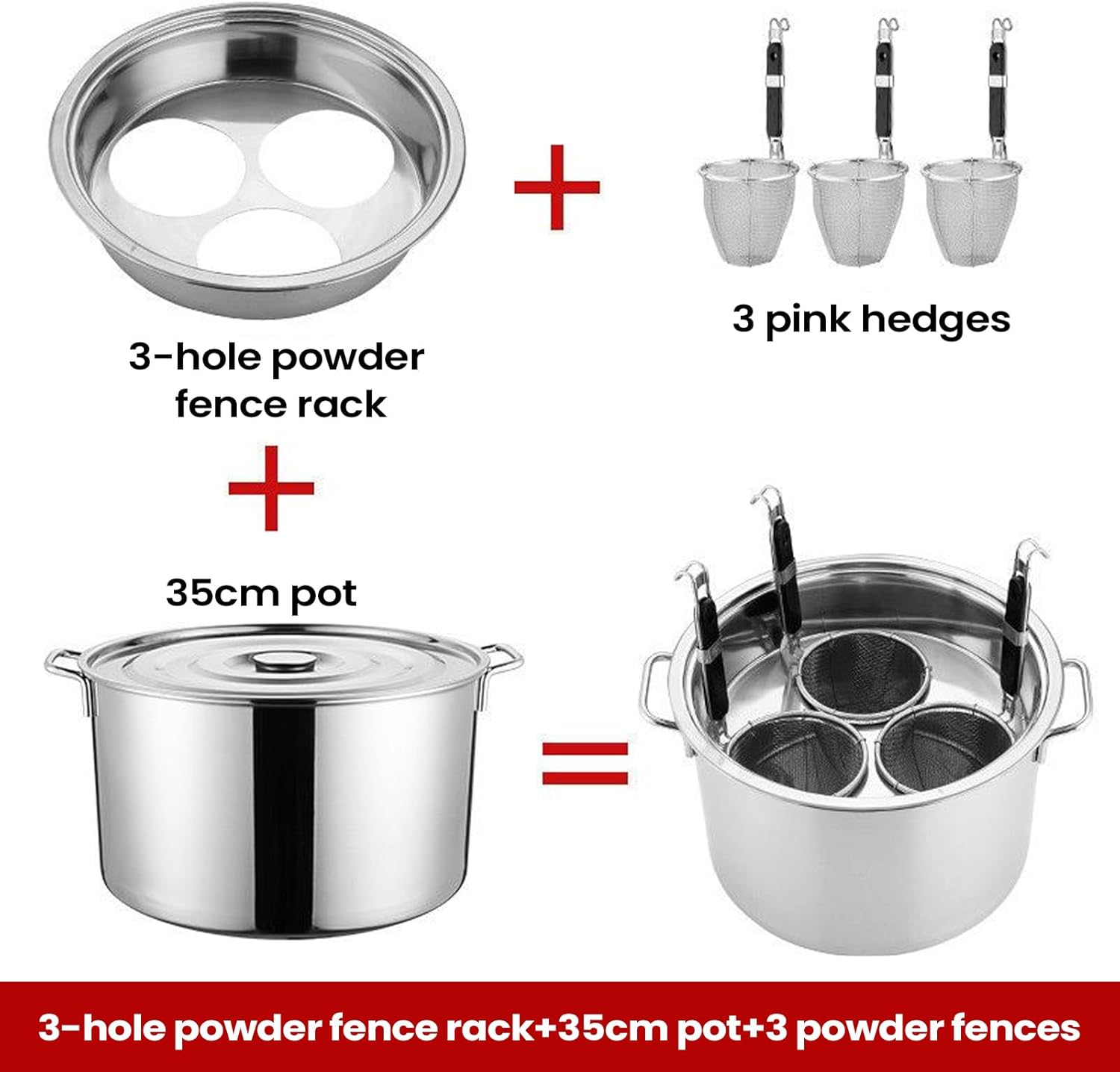 Pasta Pot With Strainer Basket - Stainless Steel Cookware | Spaghetti Cooker Steamer With Easy Drain, Home Busy Families Accessory With Cooking Lovers Beginners Professionals Meal Prep Party Vegetable